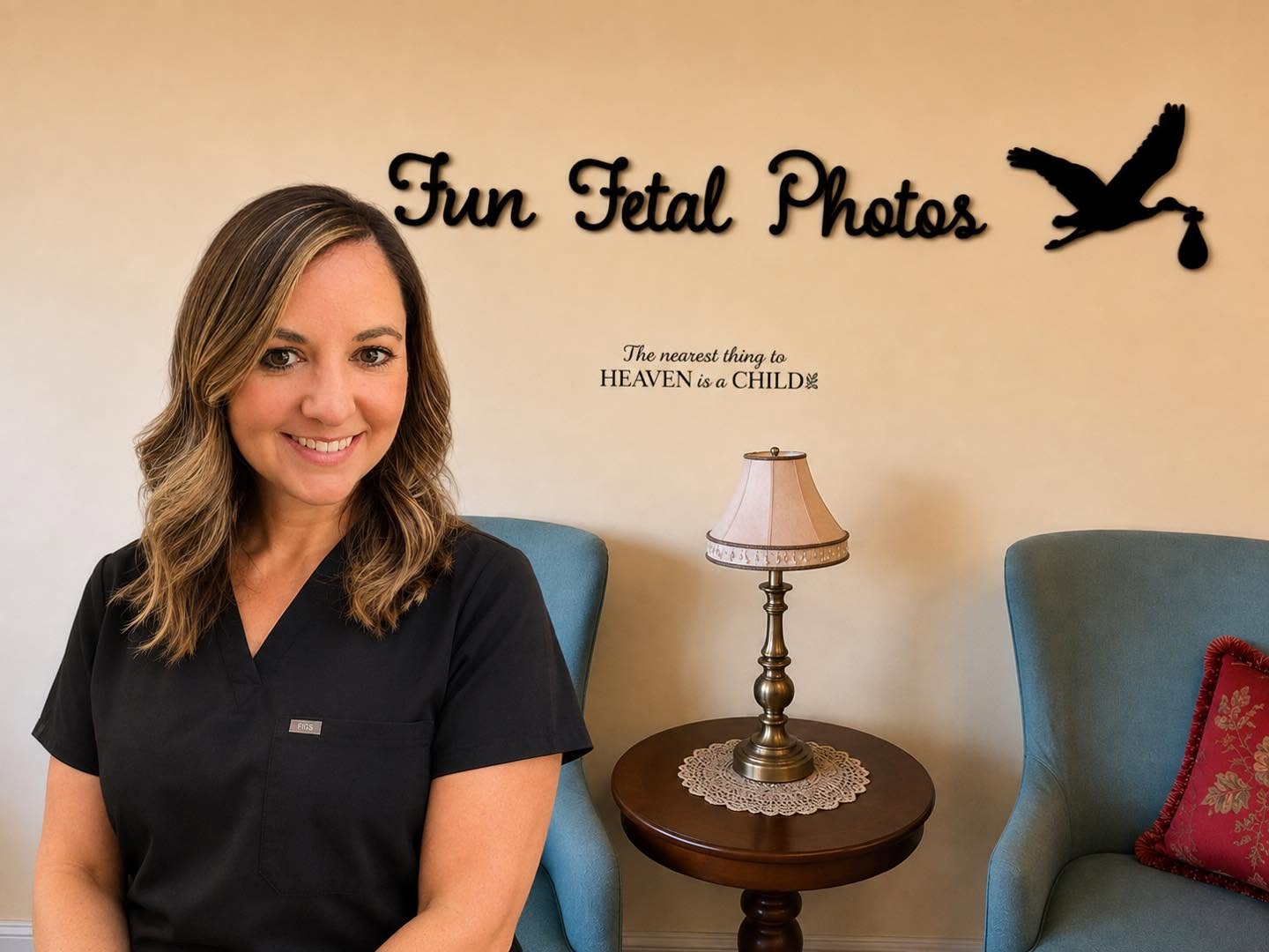 Lauryn Quantz, owner and registered ultrasound technologist at Fun Fetal Photos